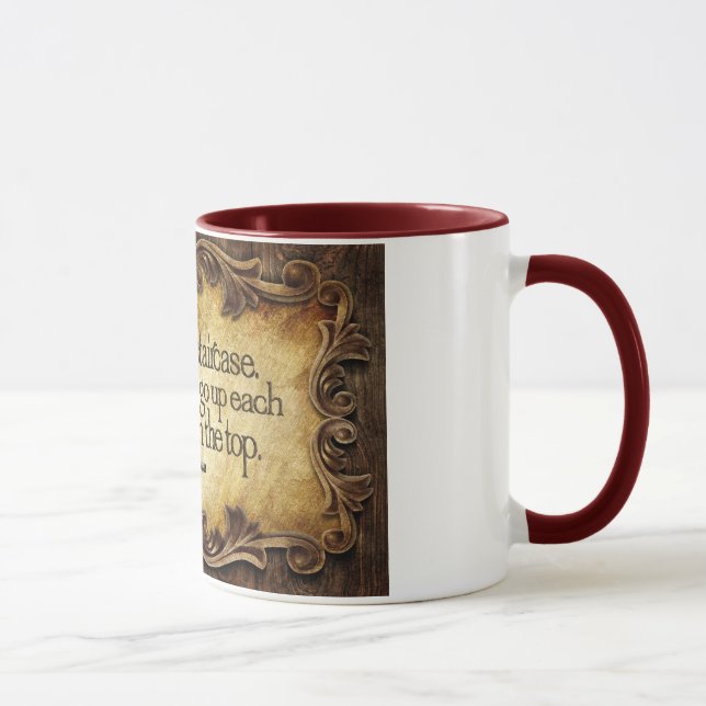 Life like Staircase Inspirational Mug (Right)