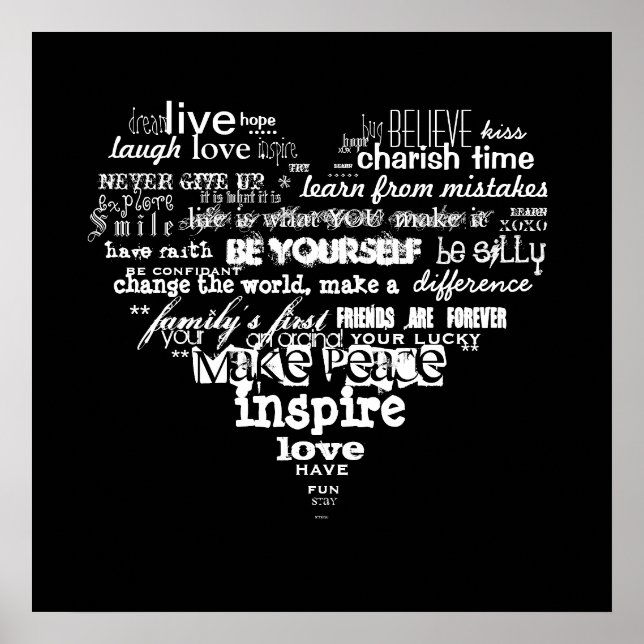 life love and happiness poster (Front)