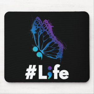 Life Love And Support Suicide Prevention Awareness Mouse Mat