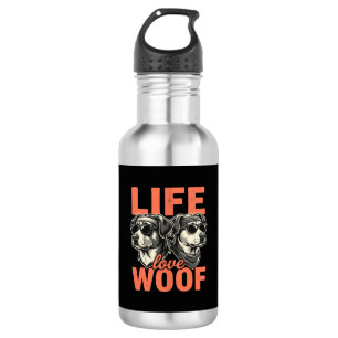 Life Love Woof Dog Lover 532 Ml Water Bottle