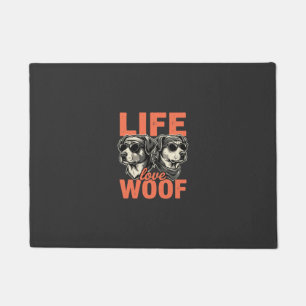 Life Love Woof Dog Lover Doormat