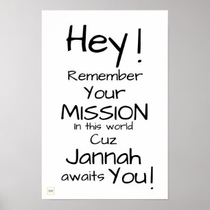 Life mission encouragement motivational quotes poster