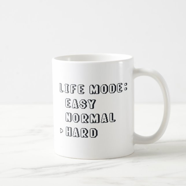 Life Mode Hard Coffee Mug (Right)