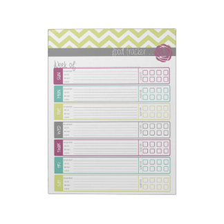 Life. More Organised. Food Tracker Notepad