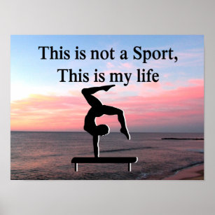 LIFE OF A GYMNAST POSTER