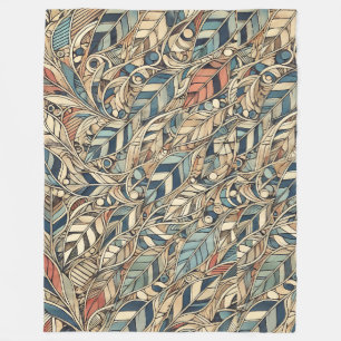 Life of a leaf fleece blanket
