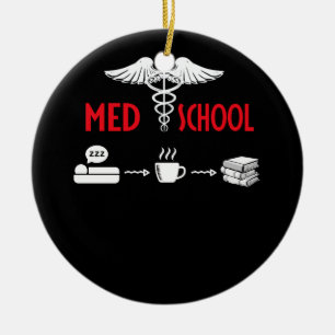Life Of A Medical School Student Ceramic Tree Decoration