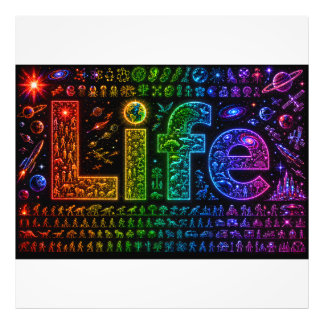 Life Of a Starkind | Space themed Foam Board Print