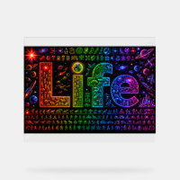 Life Of a Starkind | Space themed Foam Board Print