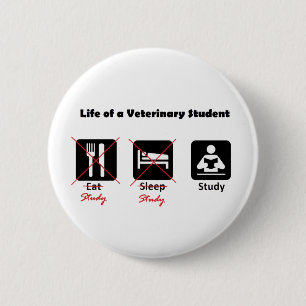 Life of a Vet Student Button
