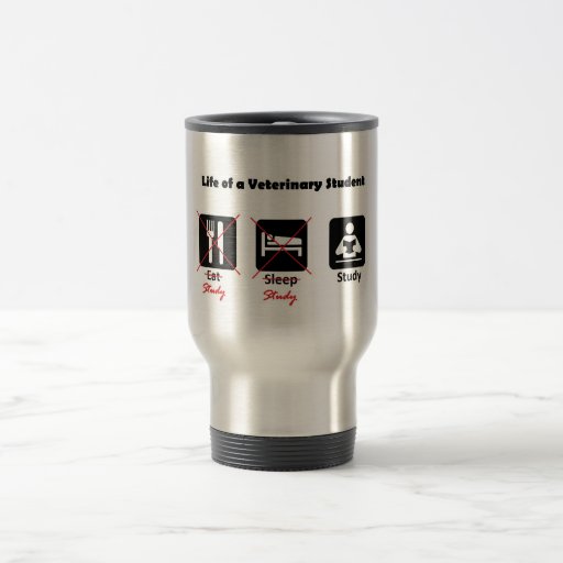 Image of Life of a Veterinary Student travel mug