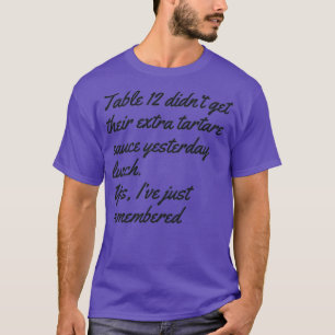 Life of a Waitress Restaurant Server T-Shirt