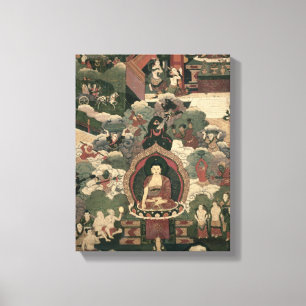 Life of Buddha Sakymuni Canvas Print