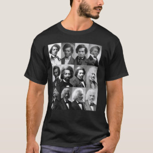 Life Of Frederick Douglass Shirt-Retro Black Histo T-Shirt