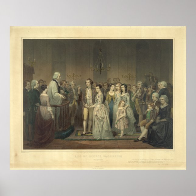 Life of Geo Wshgton The Citizen by Junius Stearns Poster (Front)