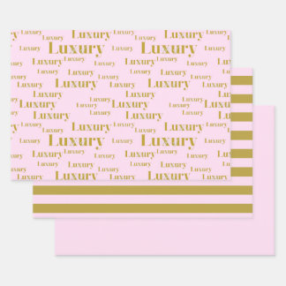 Life of Luxury Wrapping Sheet Set of 3