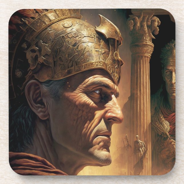 Life of Nicias and Crassus Coaster (Front)