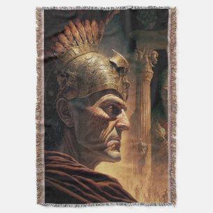 Life of Nicias and Crassus Throw Blanket
