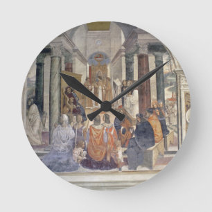 Life of St. Benedict (fresco) (detail) Round Clock