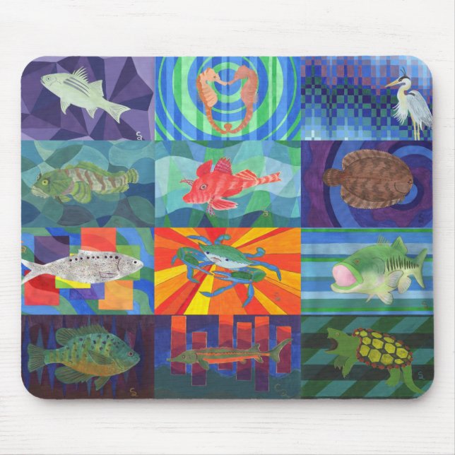 Life of the Hudson River Mouse Mat (Front)