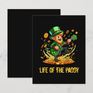 Life of the paddy, St Patrick's day Enclosure Card