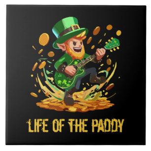 Life of the paddy, St Patrick's day Tile