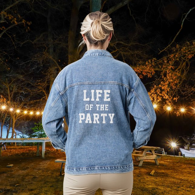 Life of The Party Bridal Party Denim Jacket (Creator Uploaded)
