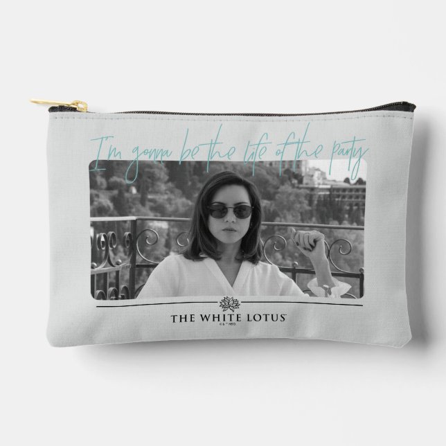 Life of the Party - The White Lotus Accessory Pouch (Front)