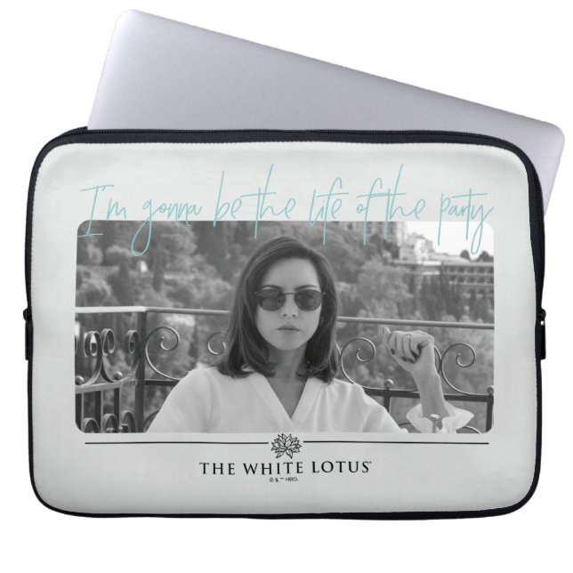 Life of the Party - The White Lotus Laptop Sleeve (Front)