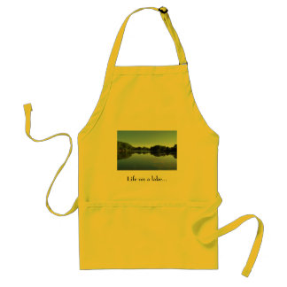 Life on a lake Apron
