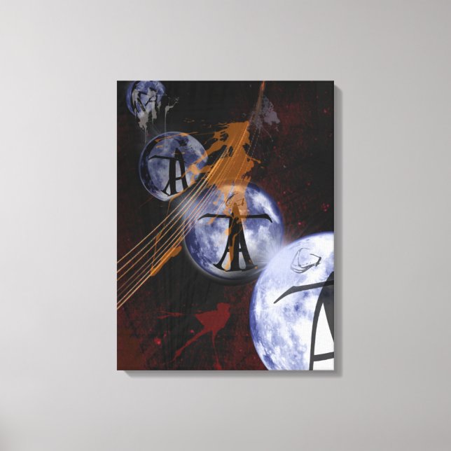 Life on Mars 2014 Canvas Print (Front)