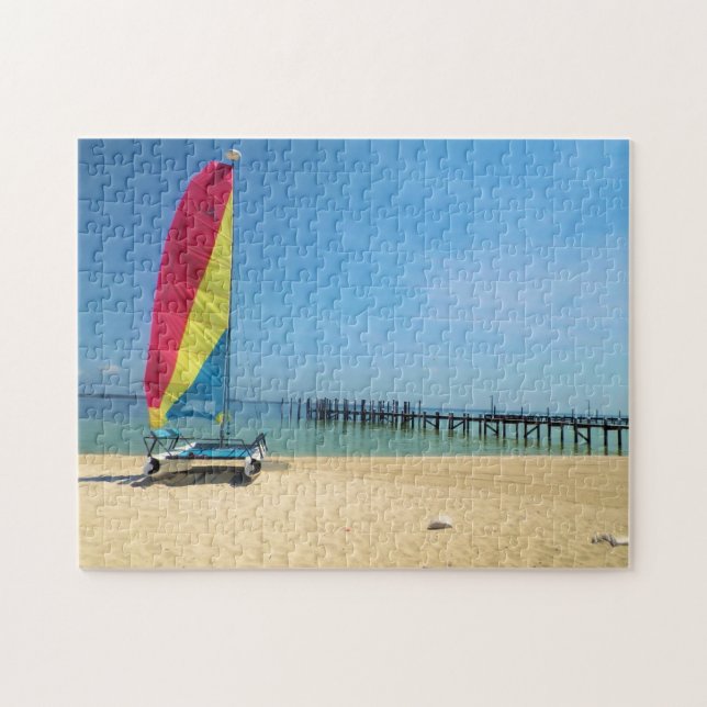 Life on the Beach - 11x14 - 252 pieces Jigsaw Puzzle (Horizontal)