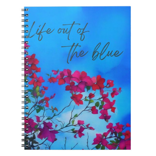 Life out of the blue notebook (Front)
