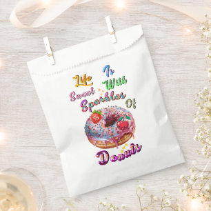 Life Packaging Is Sweet With Sparkles Of Doughnuts Favour Bags