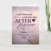 Life Partner Romantic Birthday Purple Foggy Path
