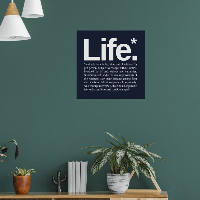 Life* Poster (Living Room 1)