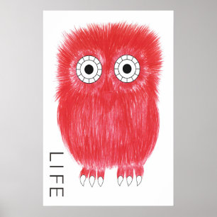 LIFE Poster  Matte Art Print. Japanese Artist