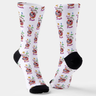 Life Premium Is Sweet With Sparkles Of Doughnuts Socks