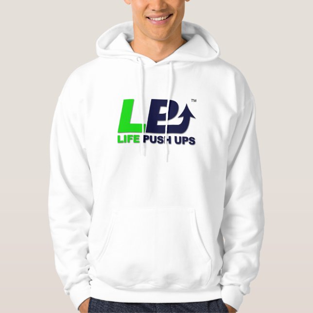 Life Push Ups Men's Hooded Sweatshirt (Front)