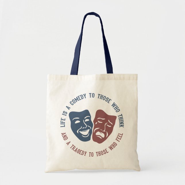 LIFE quote bag - choose style & color (Front)