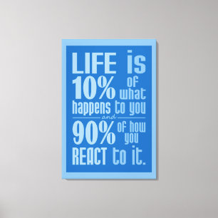 LIFE QUOTE canvas print