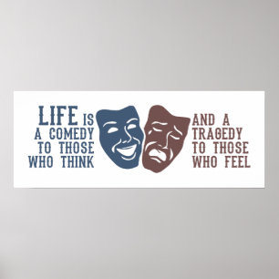 LIFE quote custom poster