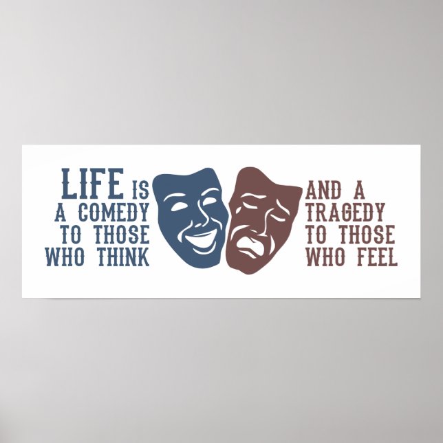 LIFE quote custom poster (Front)