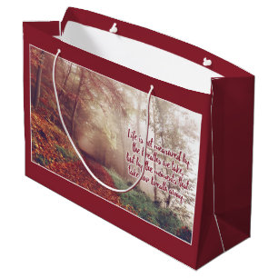 Life Quote gift bag