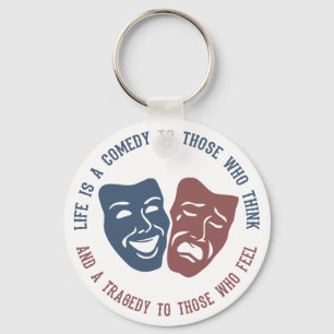 LIFE quote key chain
