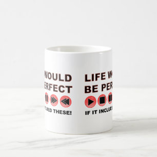 Life Remote Funny Mug