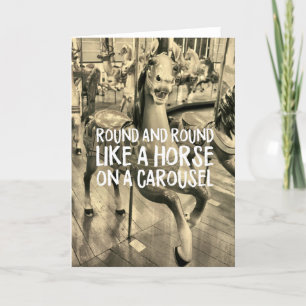 LIFE RIDE Greeting Card