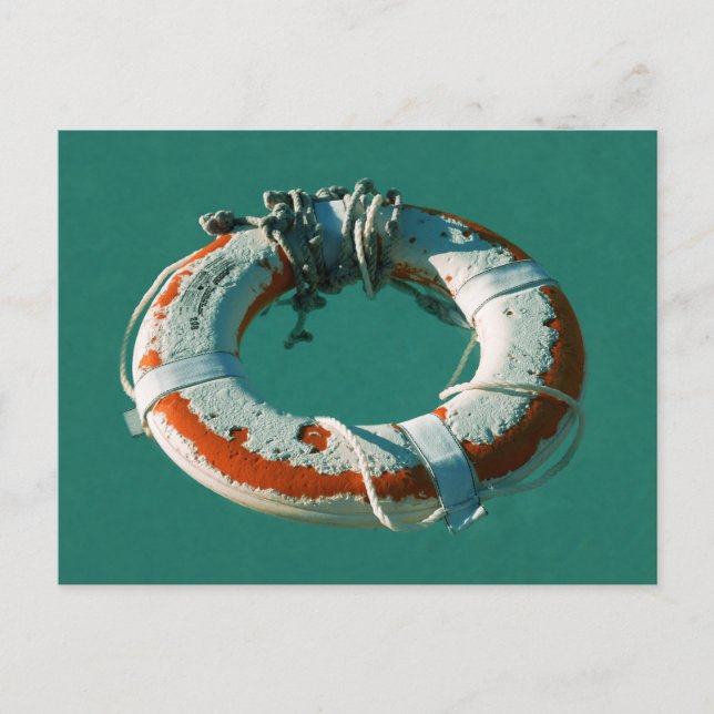Life Ring Art Photograph  Postcard (Front)