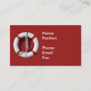 Life Ring Business Cards