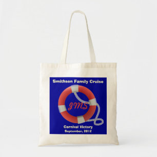 Life Ring Personalised Dk. Tote Bag